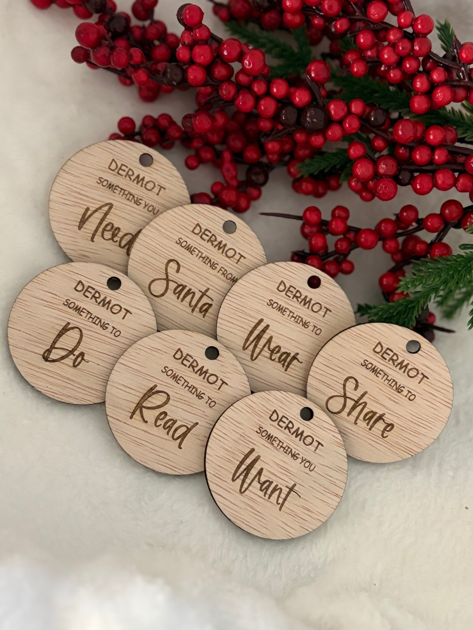 Mindful Christmas tags