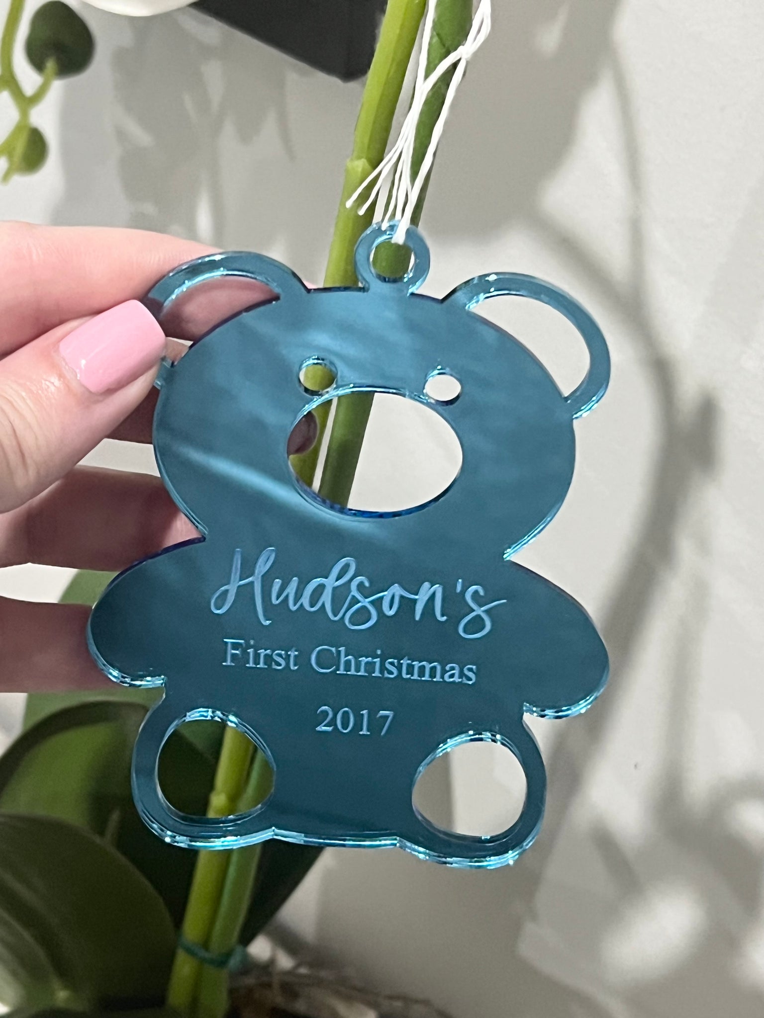 First Christmas bear ornament