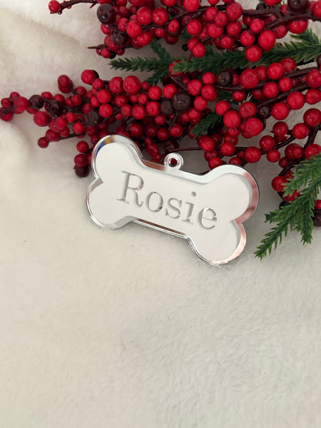 Pet bone ornament