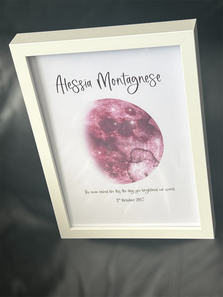 Moon phase print