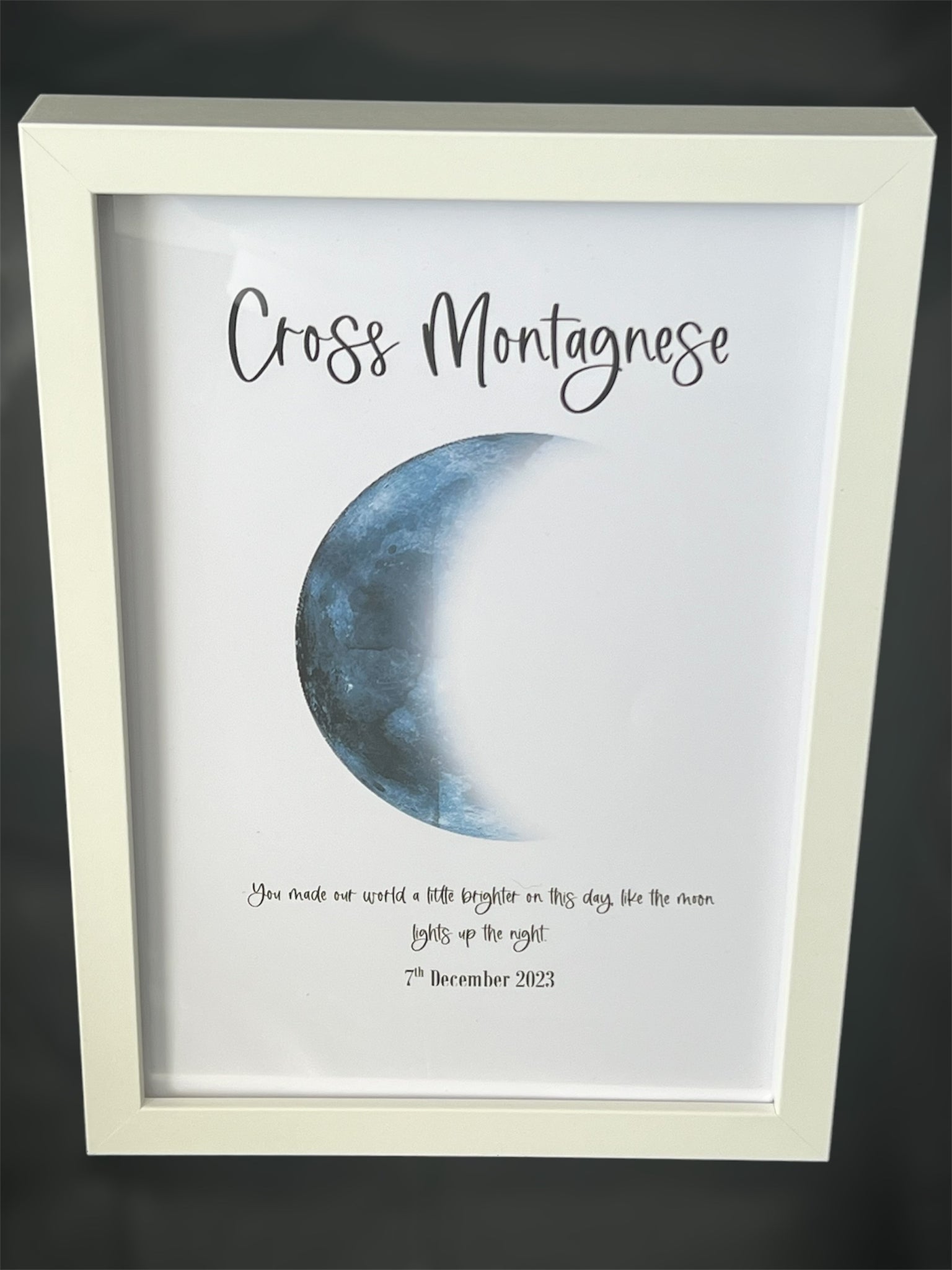 Moon phase print