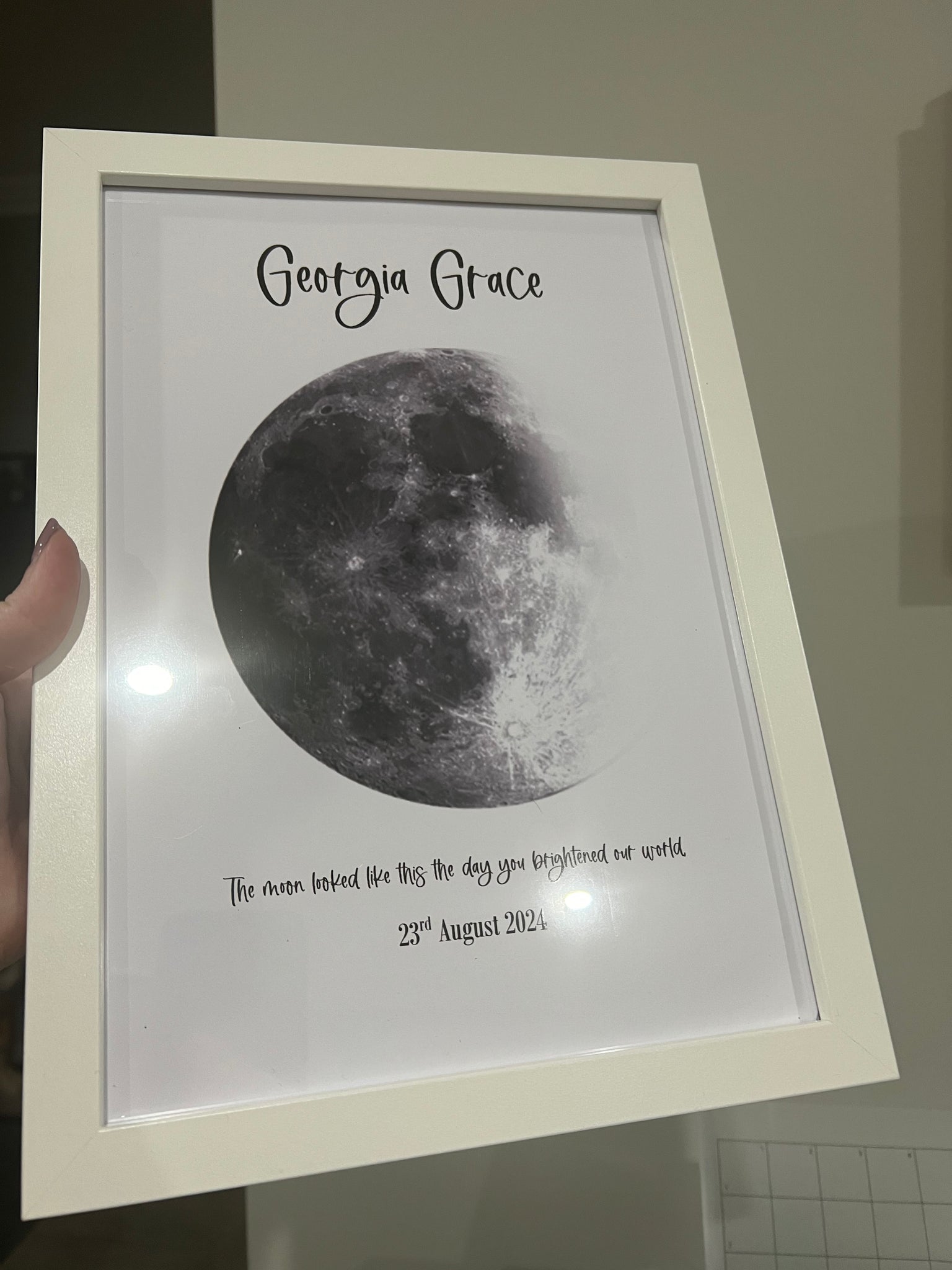 Moon phase print