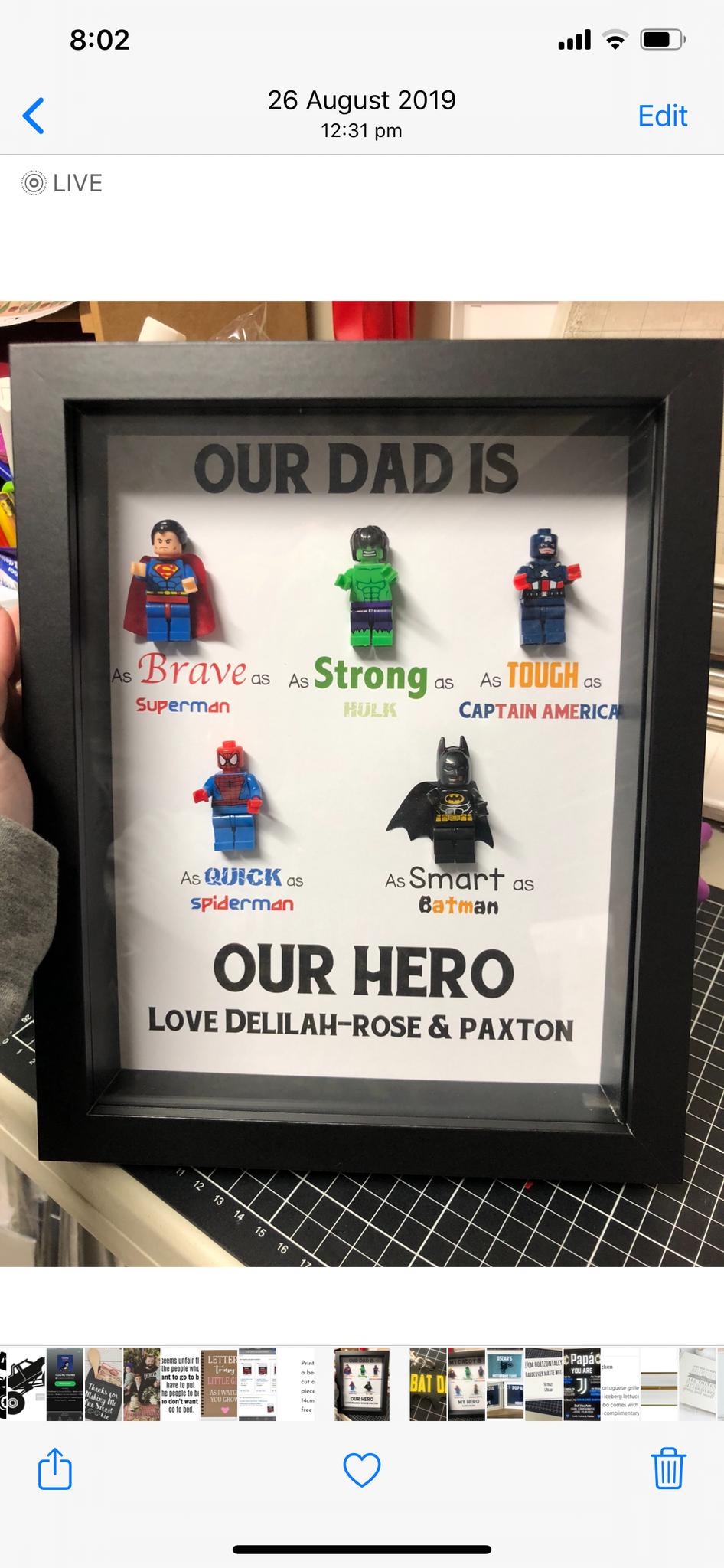 Hero Lego Frame