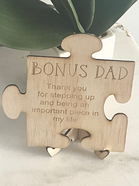 Bonus dad puzzle piece