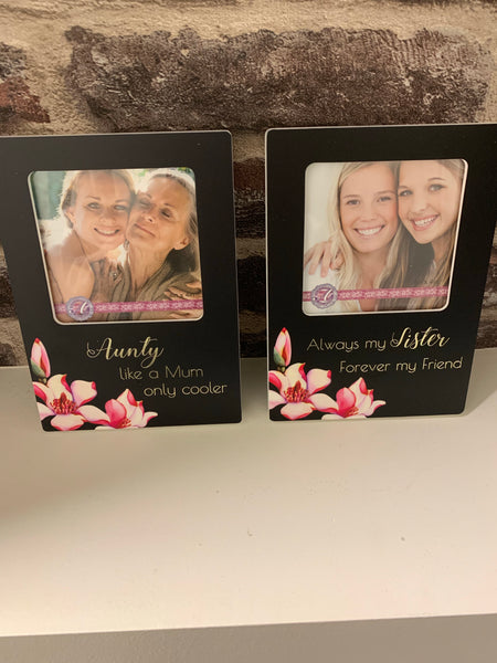 Aunty or sister picture frame