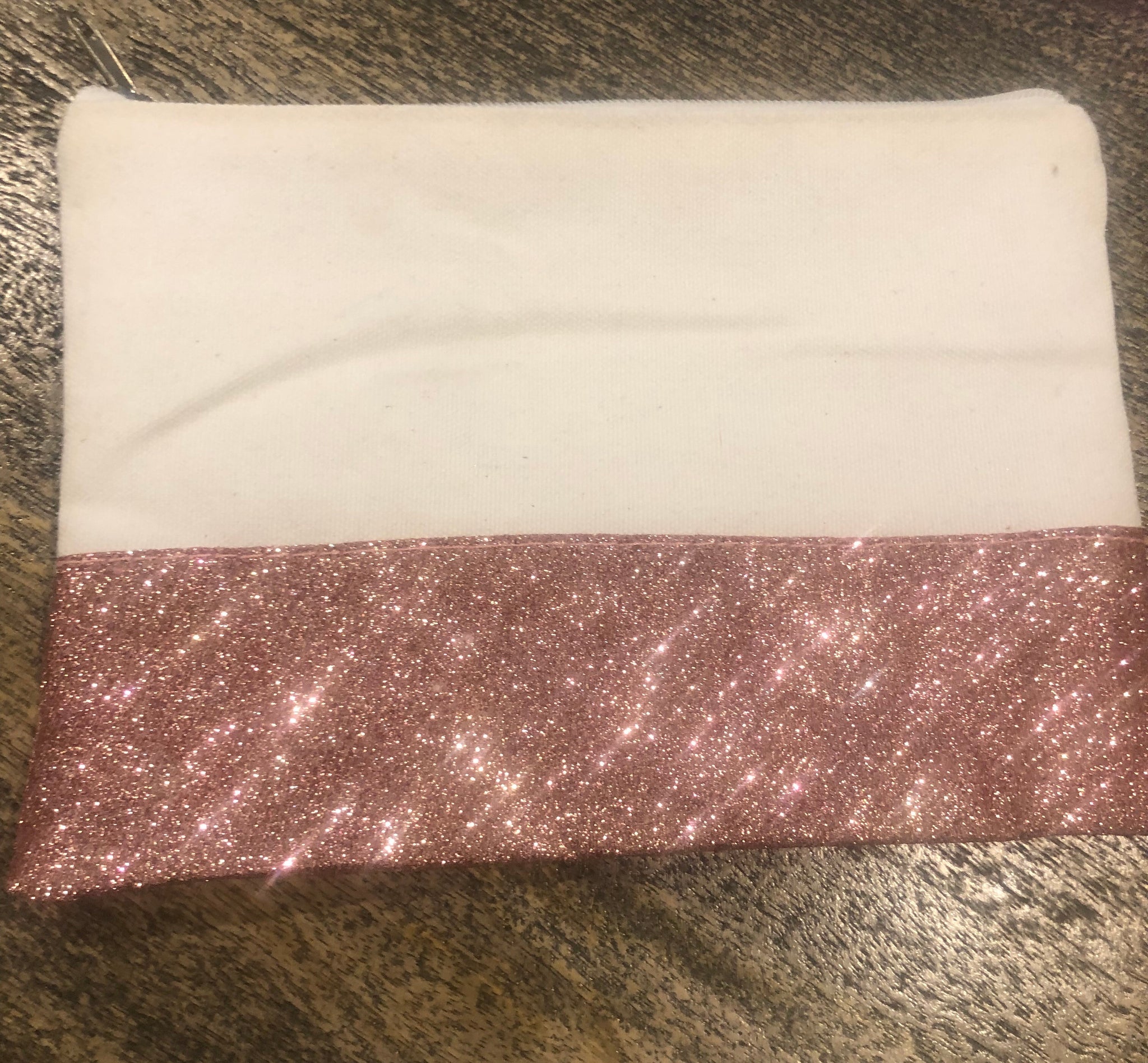 Glitter make up bags